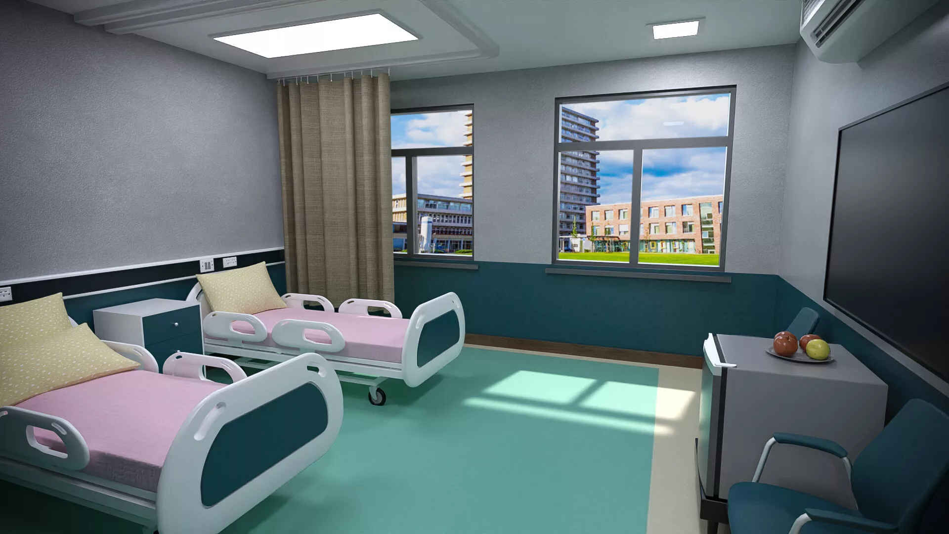 Hospital Double Ward