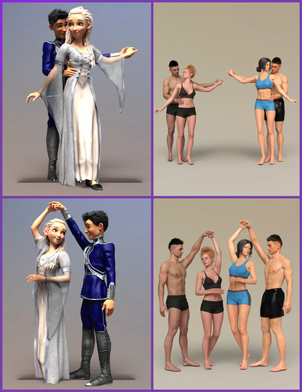 IGD Merrily Ever After Poses for Genesis 9