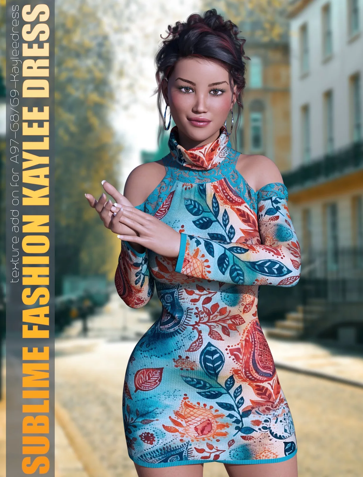 Sublime Fashion D-Force Kaylee Dress for Genesis 8 and 9 Females