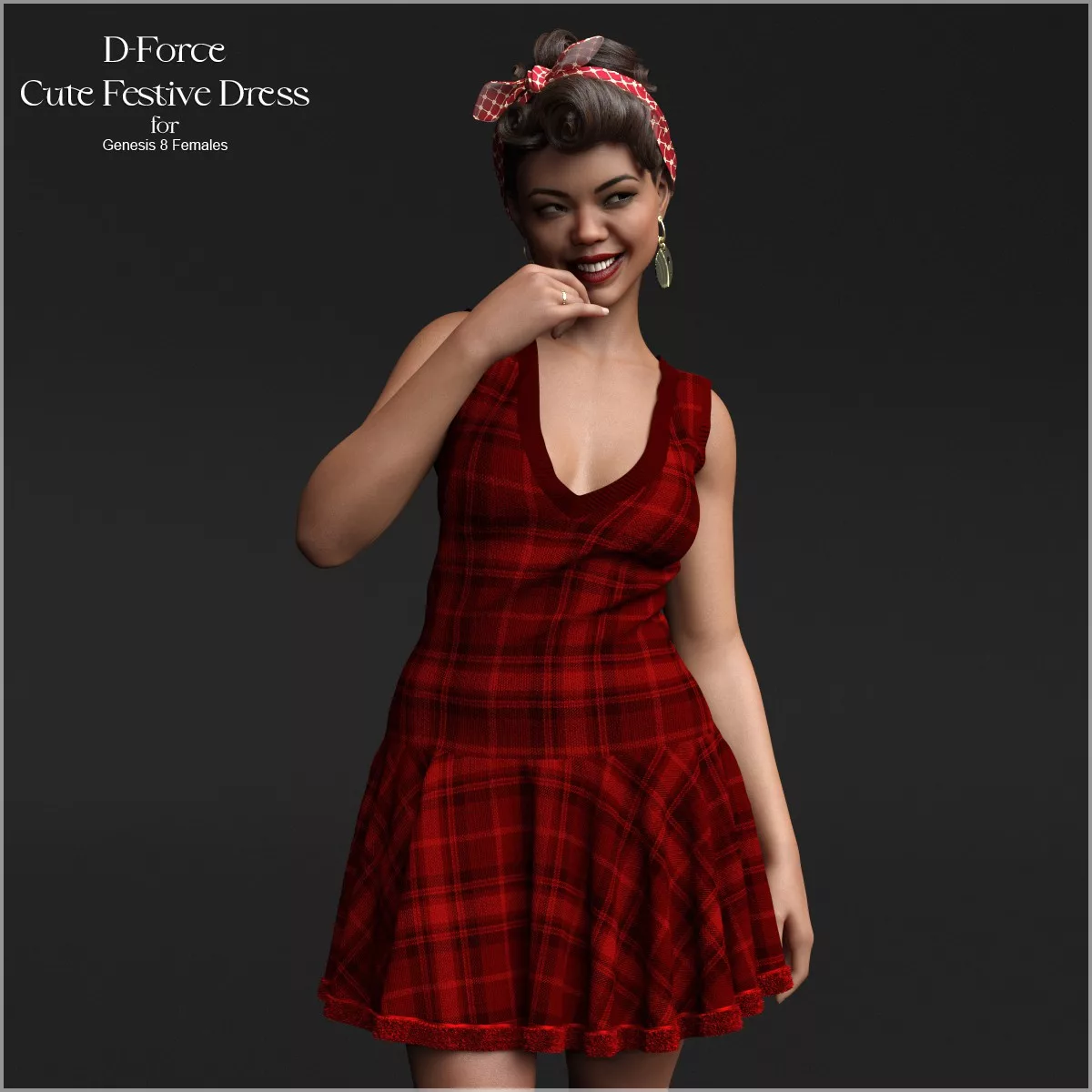 D-Force Cute Festive Dress for G8F and G8.1F