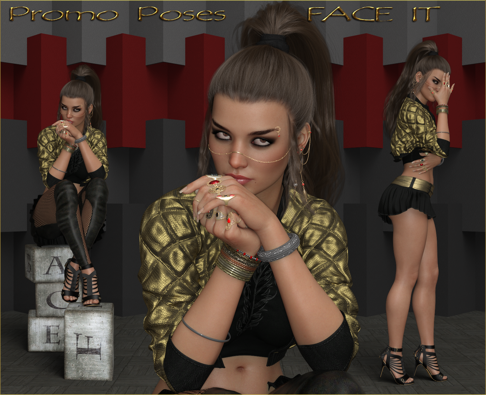 Promo Poses - Face it - G9F-G8F-G3F