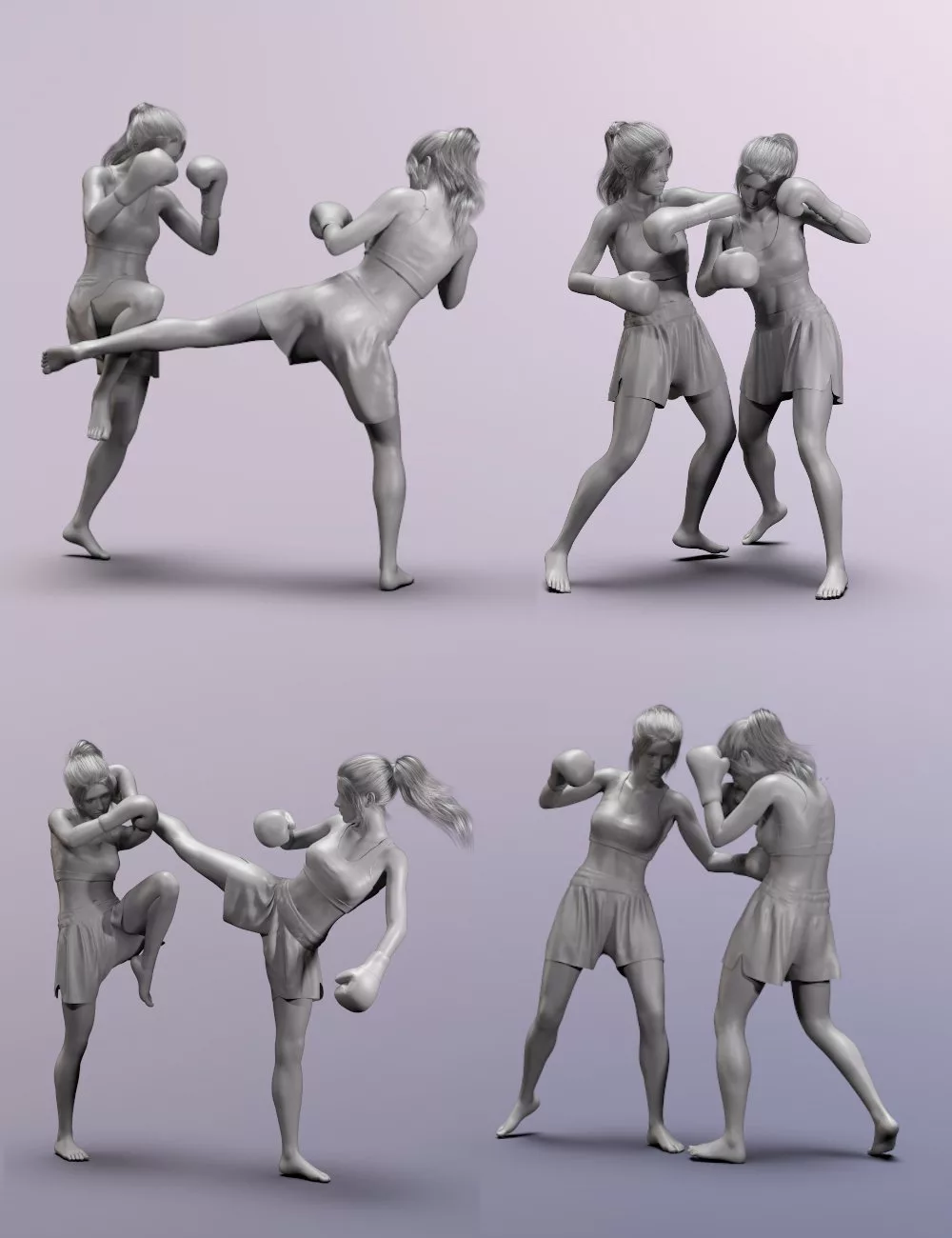 Mauy Thai Mauler Poses for Genesis 8 and Genesis 8.1