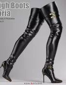 Thigh Boots Gloria for G8F G9