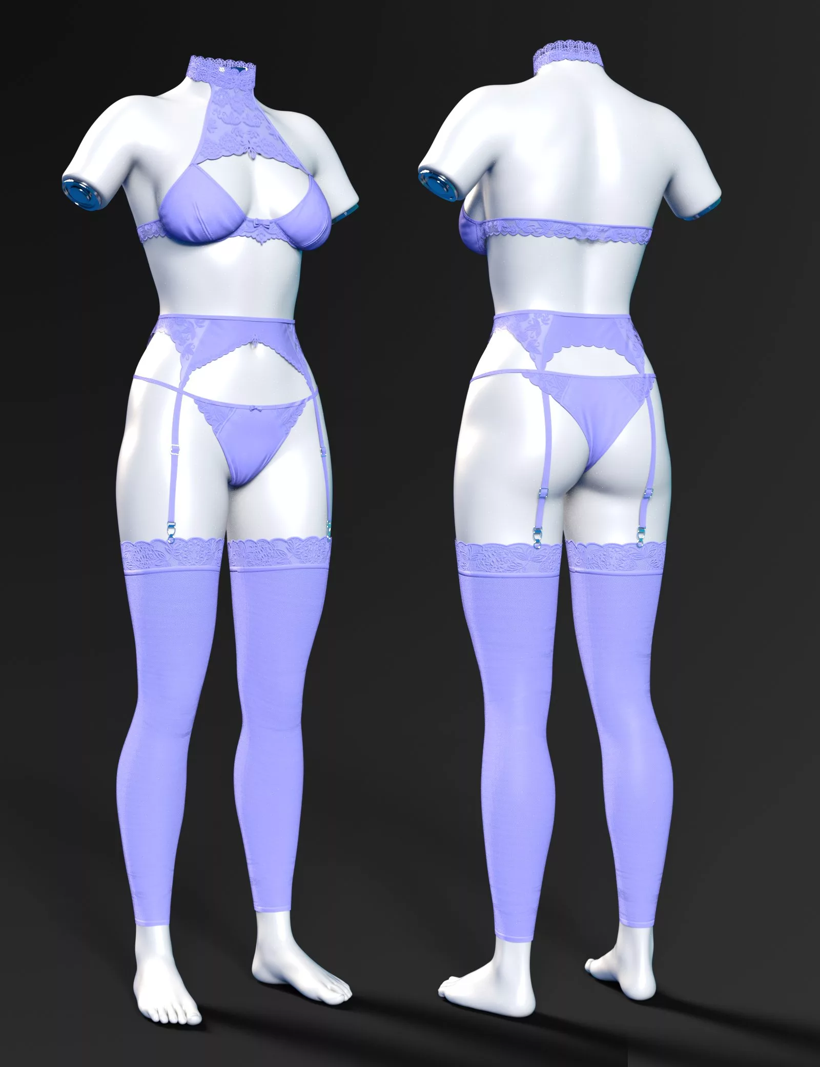 X-Fashion Sweet Memories Lingerie for Genesis 9