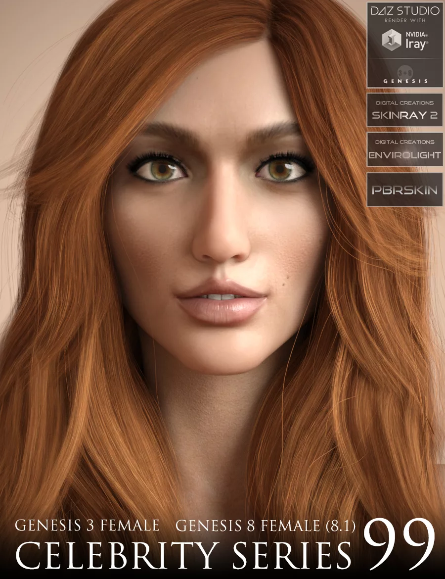 Celebrity Series 99 for Genesis 3 and Genesis 8 Female (8.1)