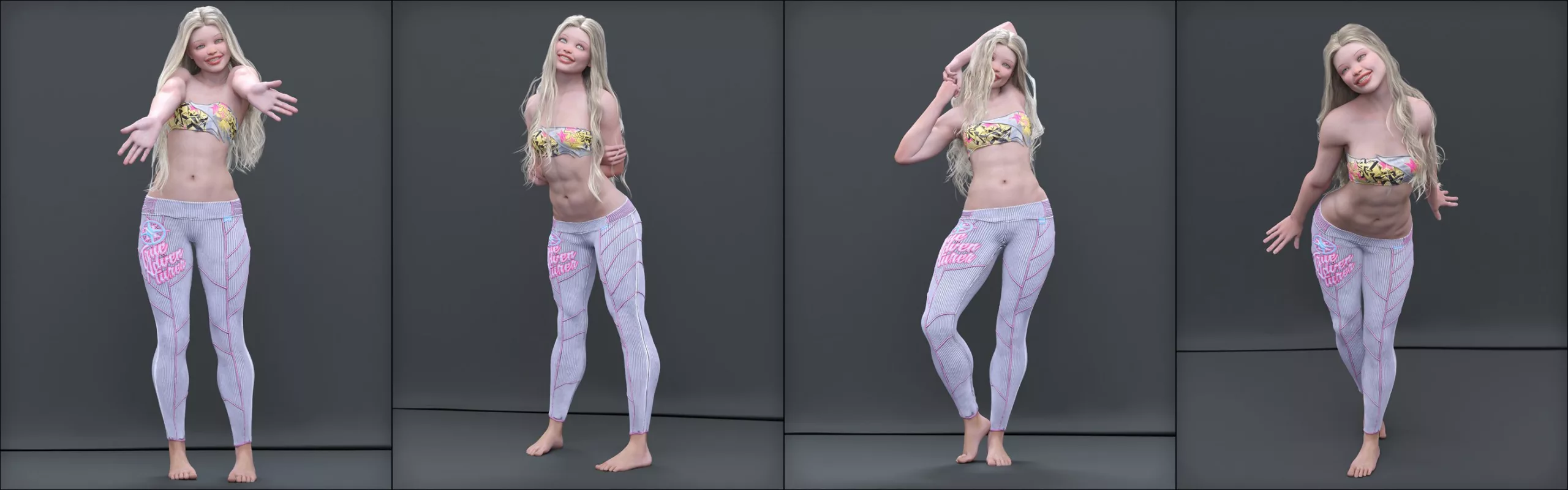 Delightful 2 Poses for Genesis 9, 8.1, and 8 Females
