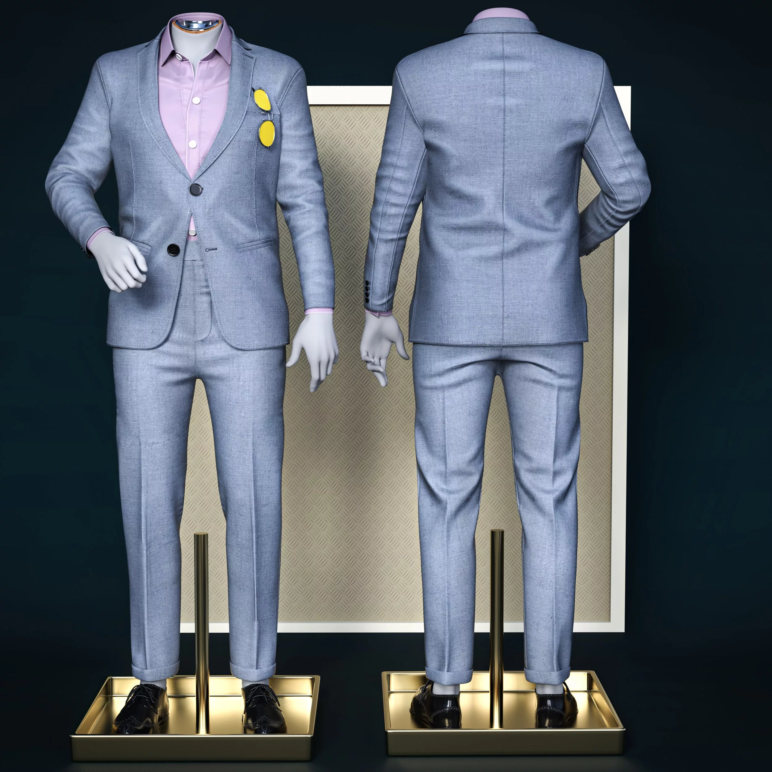 dForce Gentleman Style Outfit Texture Add-On