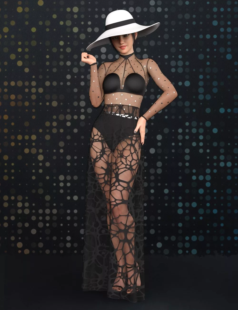 dForce Minerva Outfit Set for Genesis 8 and 8.1 Females