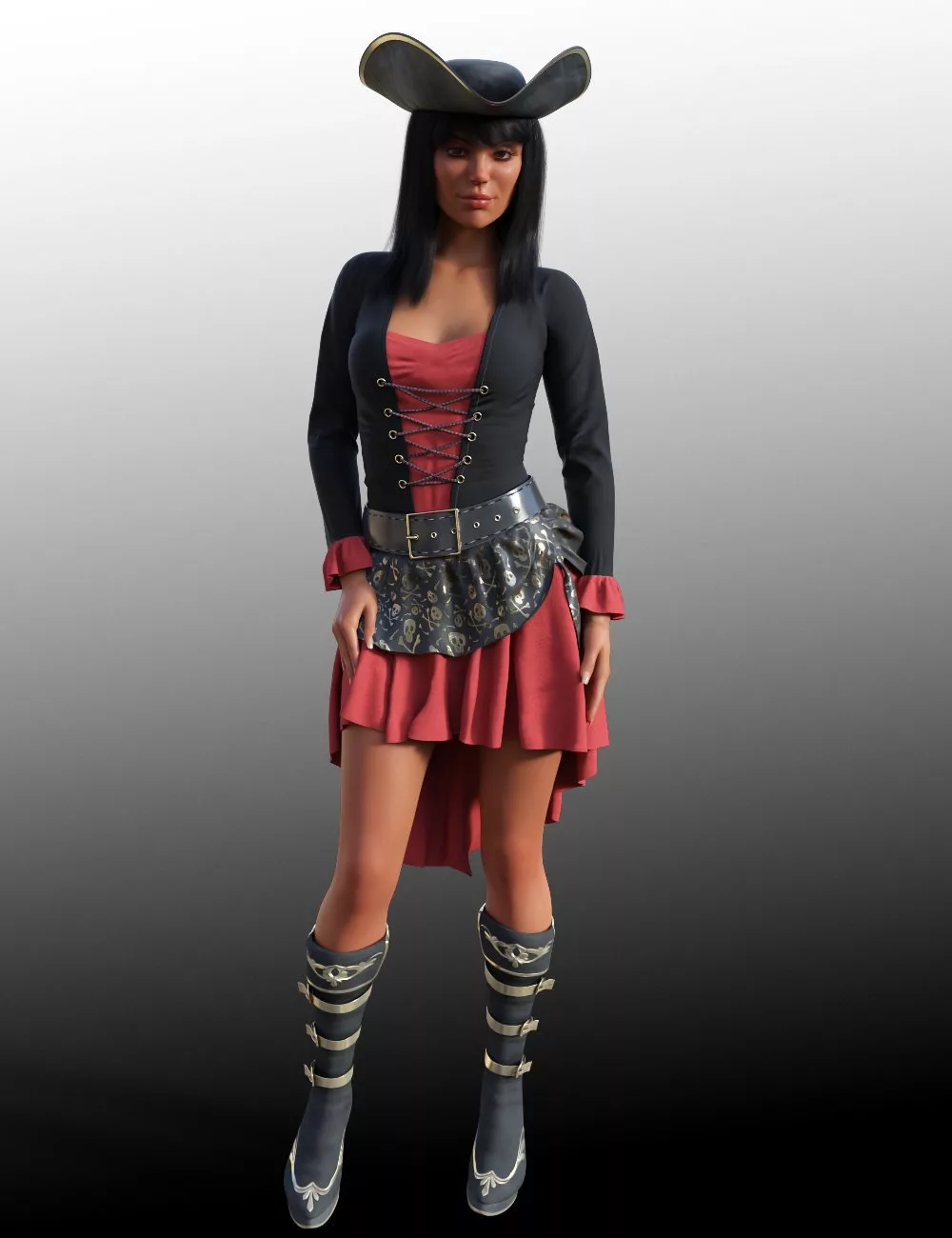 FG Captain Outfit for Genesis 8 Females