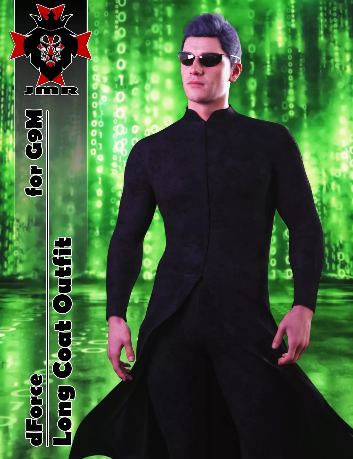 JMR dForce Long Coat Outfit G9M