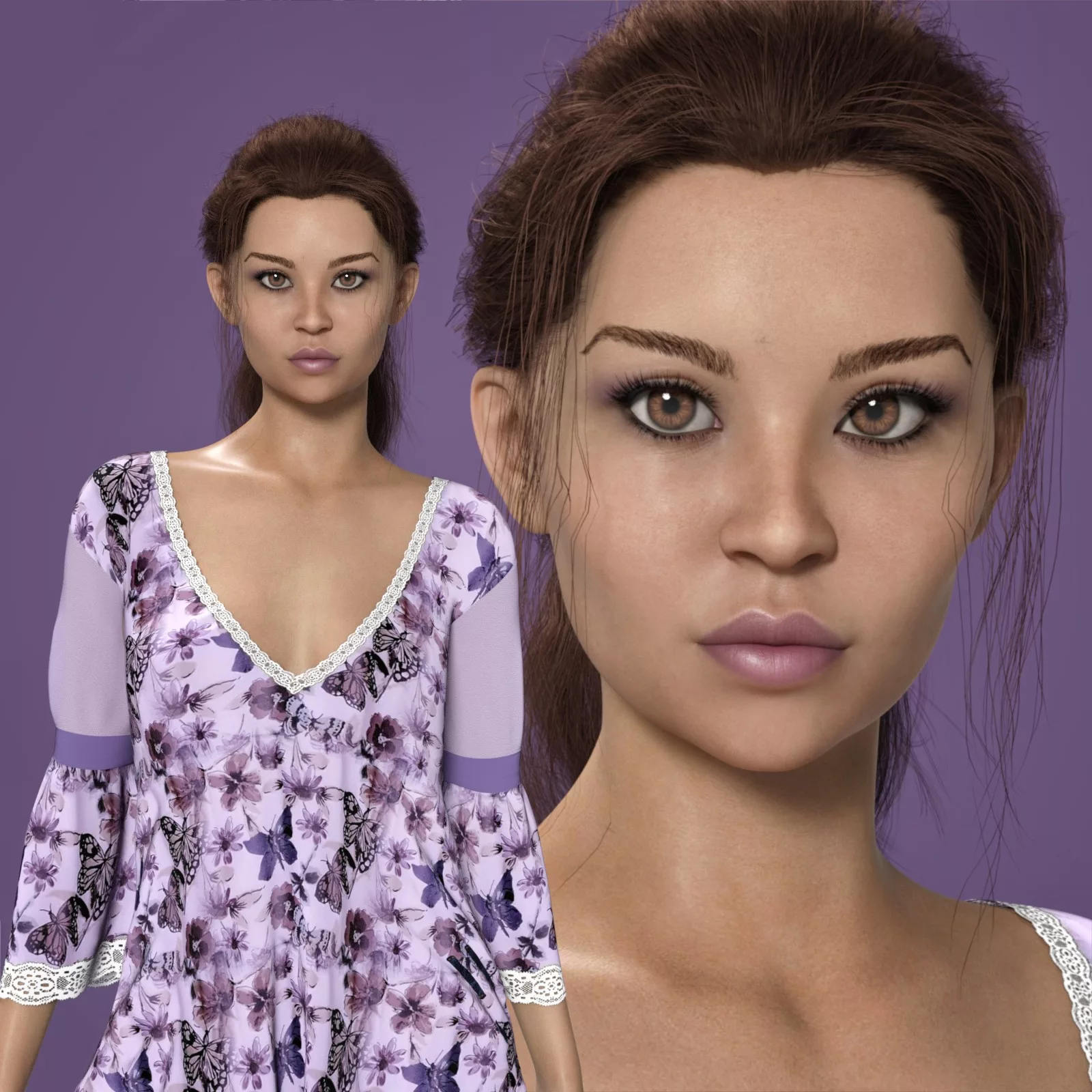 MbM Angela for Genesis 8 Female