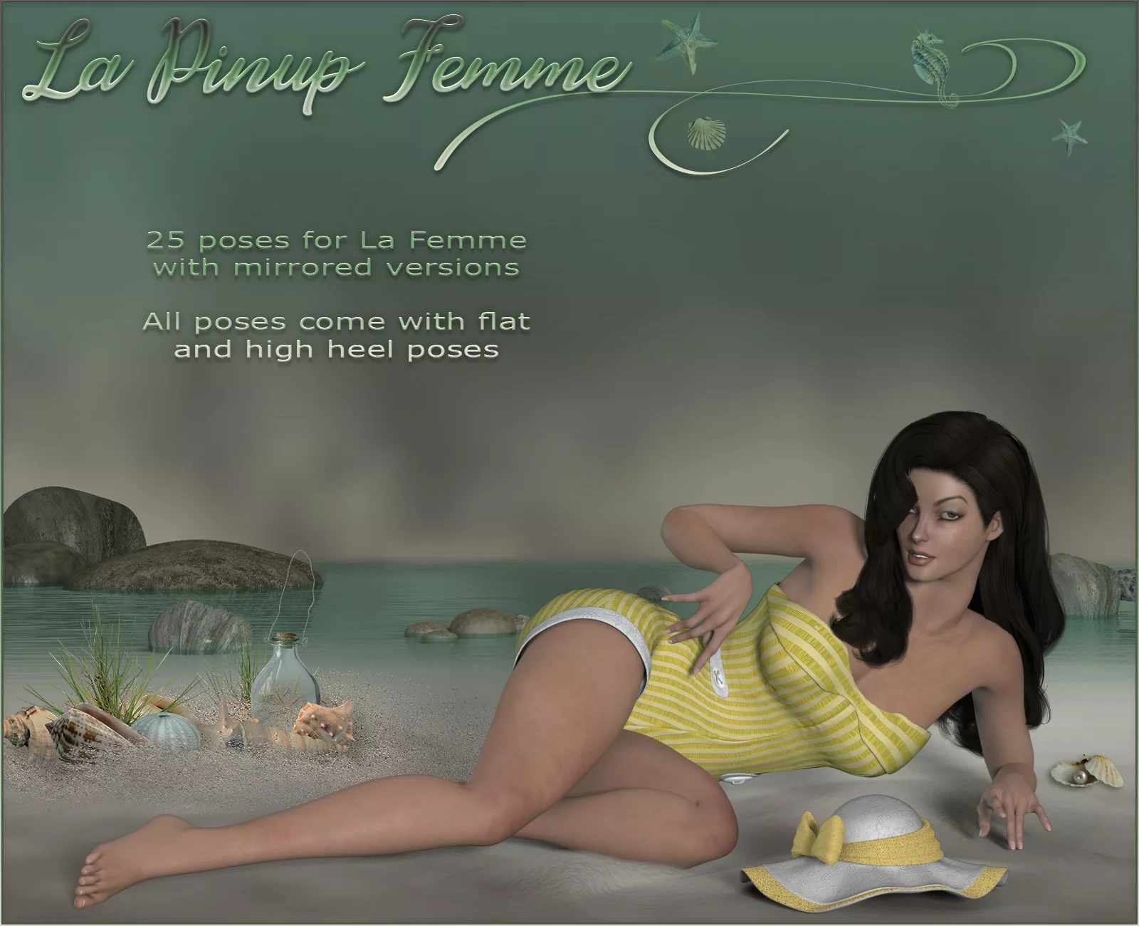 La PINUP Femme - poses for La Femme