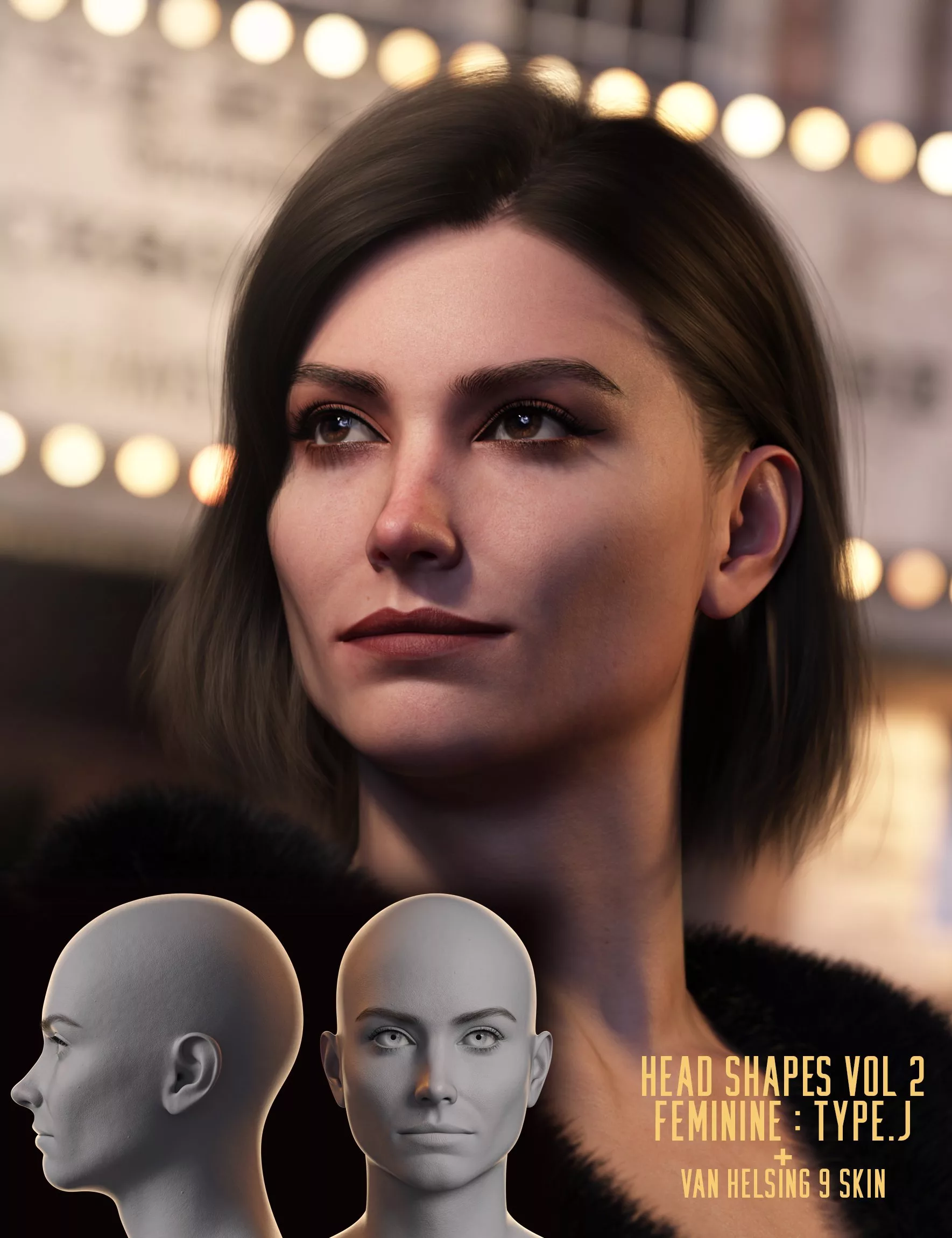 Head Shapes Vol.2 Feminine for Genesis 9