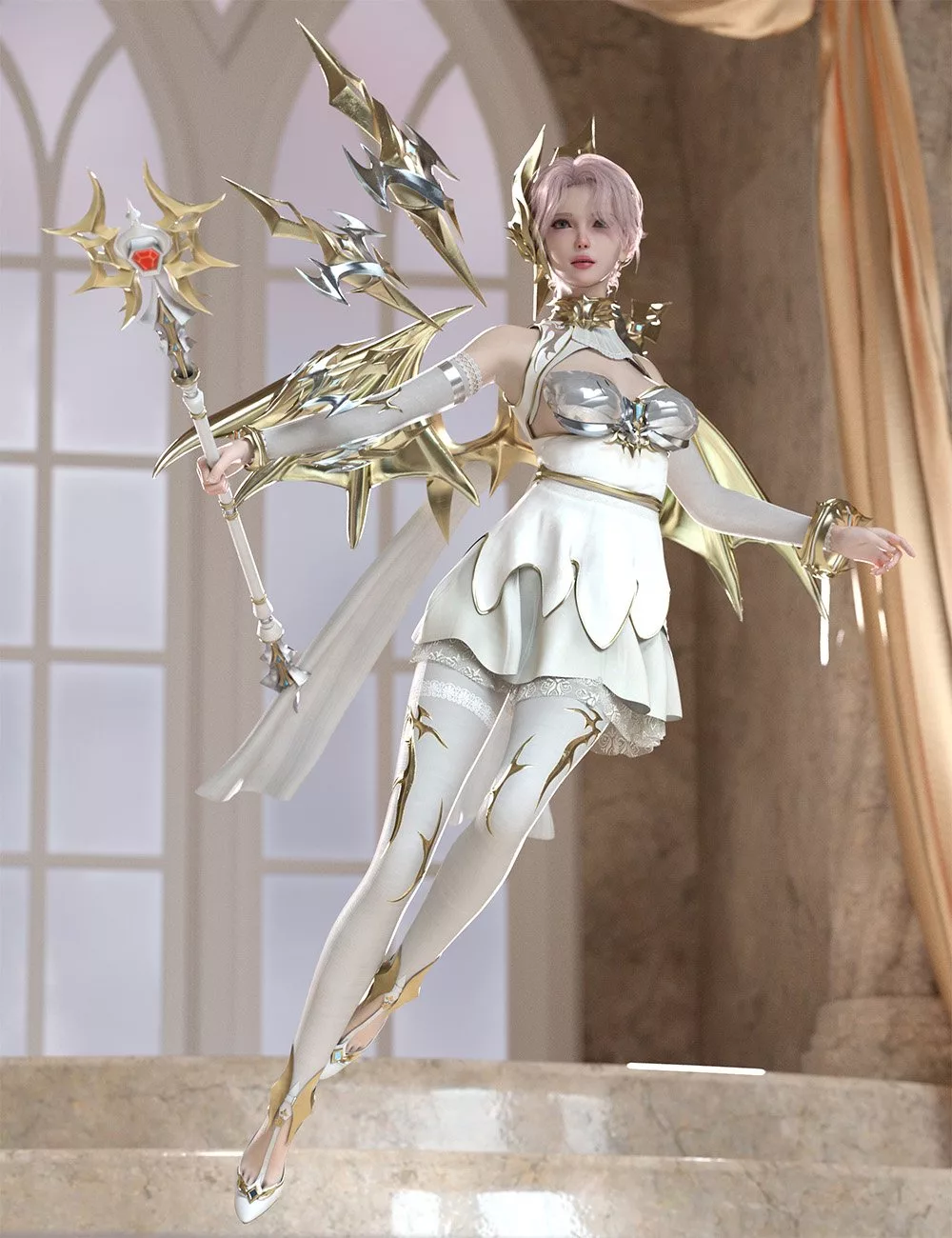 Heavens Warrior Queen Poses for Queen Isadora HD for Genesis 9