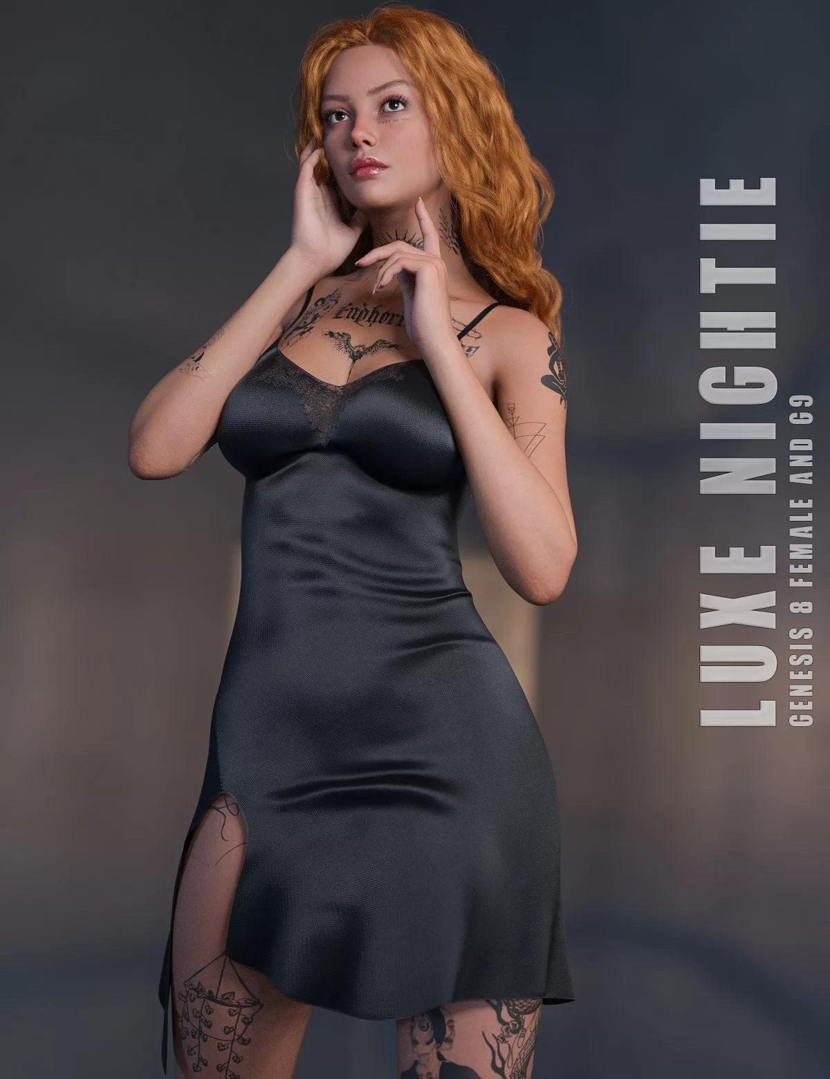 dForce Luxe Nightie Genesis 8-8.1F and G9