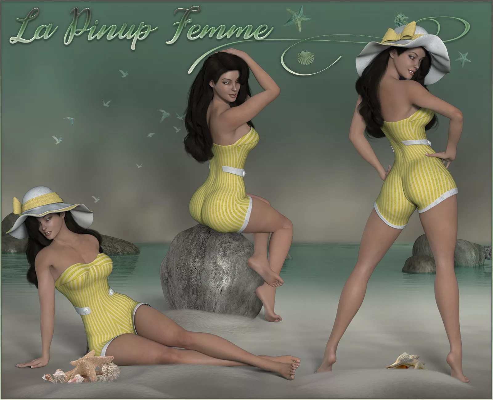 La PINUP Femme - poses for La Femme