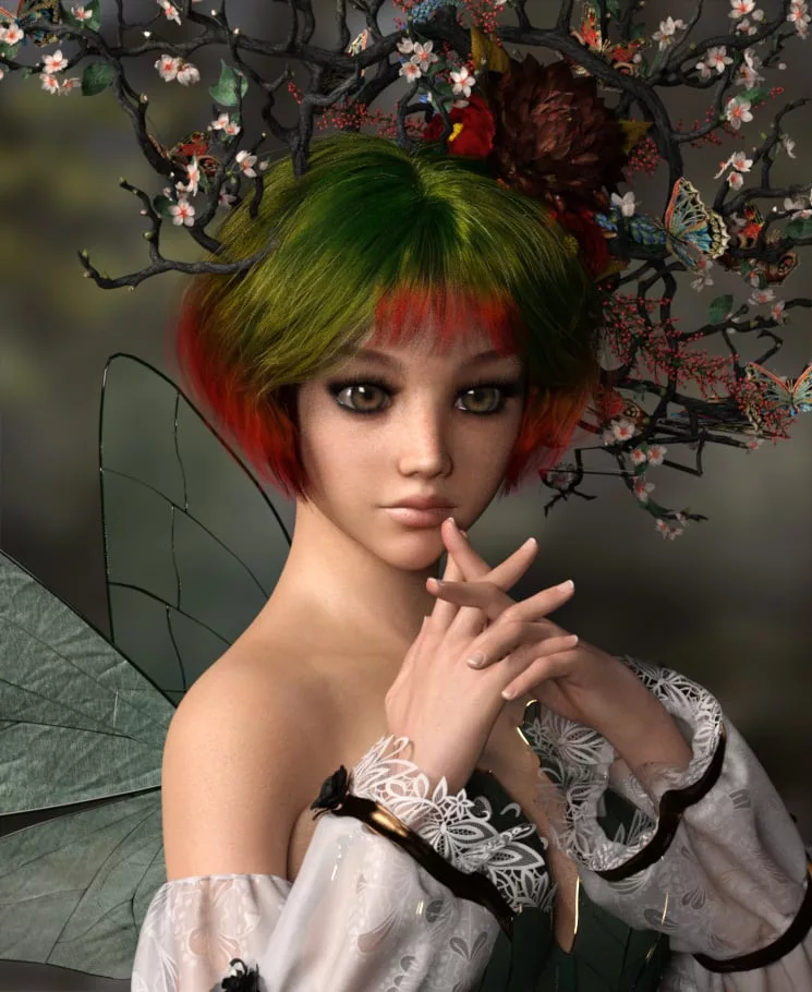 MRL Paintbox for dForce Casual Bob Hair for Genesis 8 and 8.1 Female