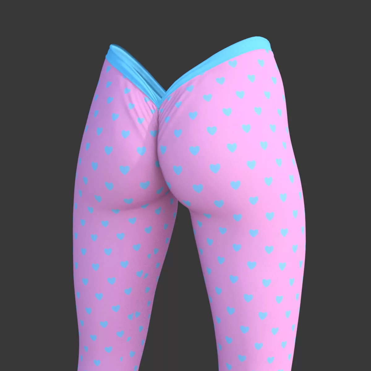 Sexy V Back Leggings for Genesis 8 Females
