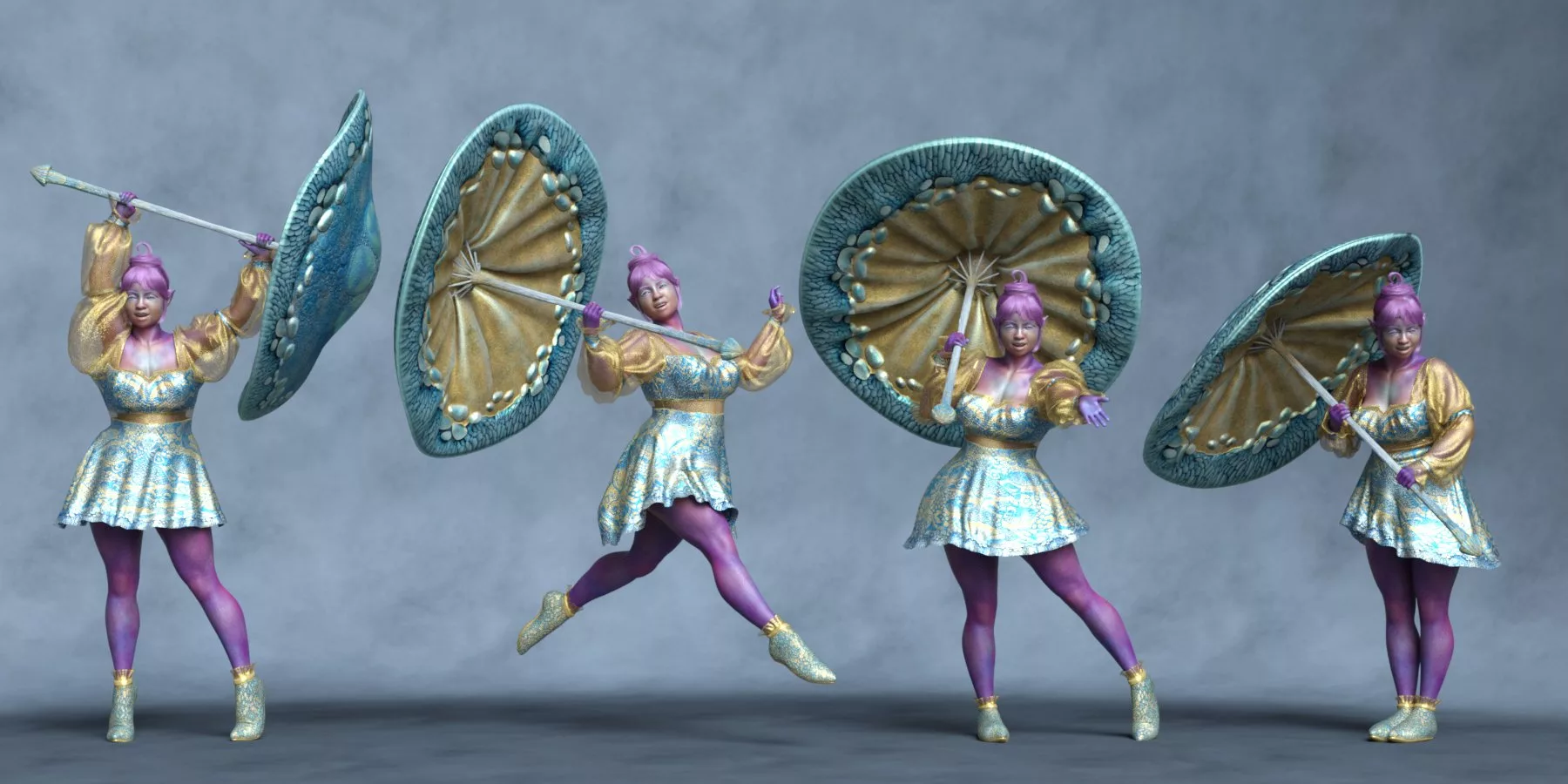 Under the Umbrella Hierarchical Poses for Liloo