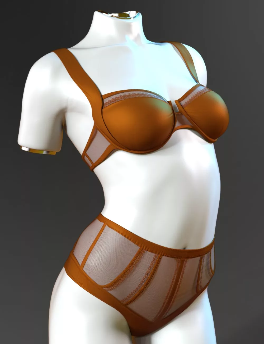 X-Fashion Confidence High Waist Lingerie for Genesis 9