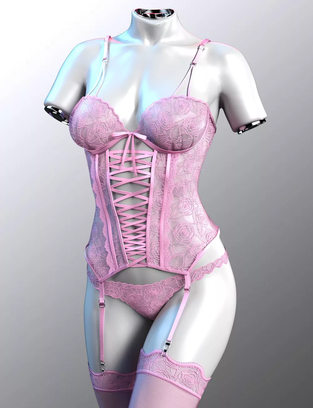 Dreamy Lace for Court Stylish Corset