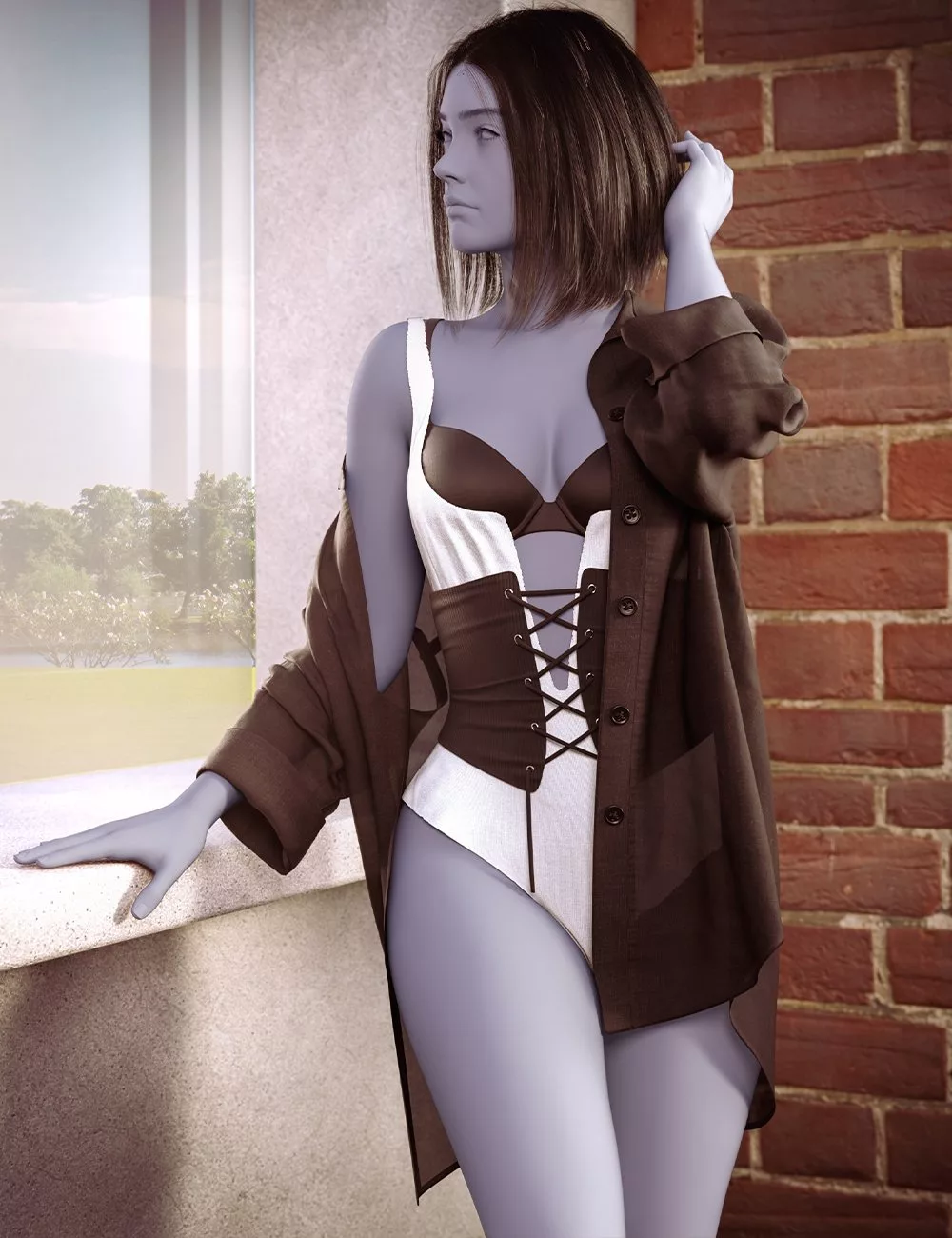 dForce Attractive Lingerie for Genesis 9