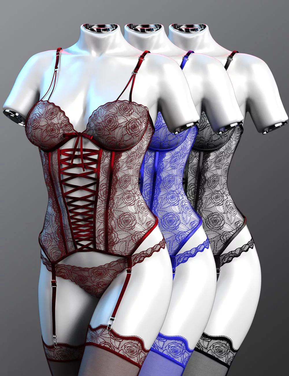 Dreamy Lace for Court Stylish Corset