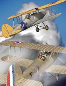 Biplane Hawker Fury
