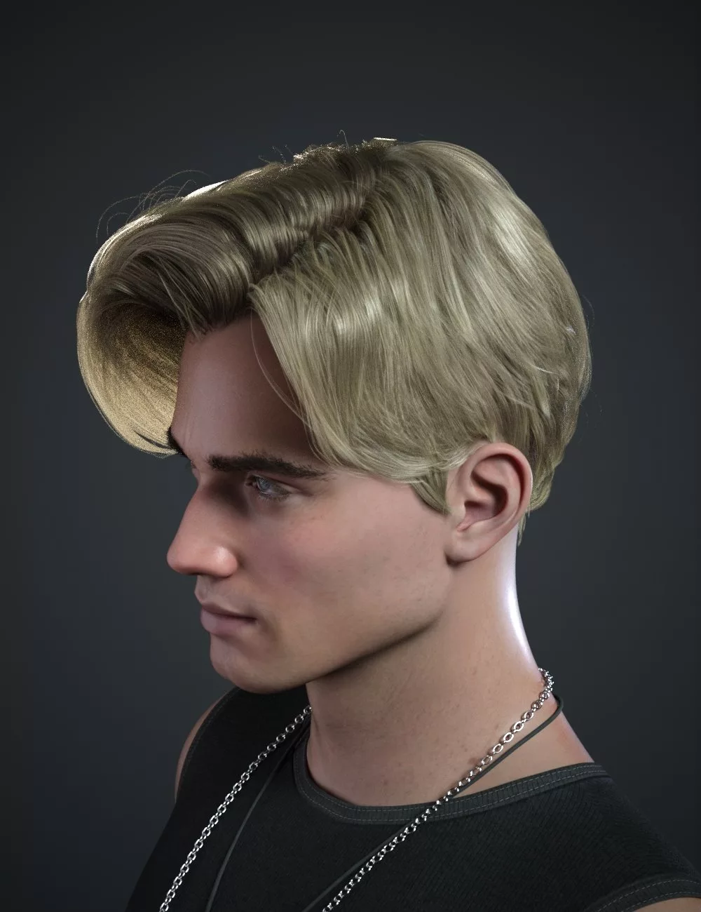 Adamo Flip Hair for Genesis 9 and Genesis 8 Male