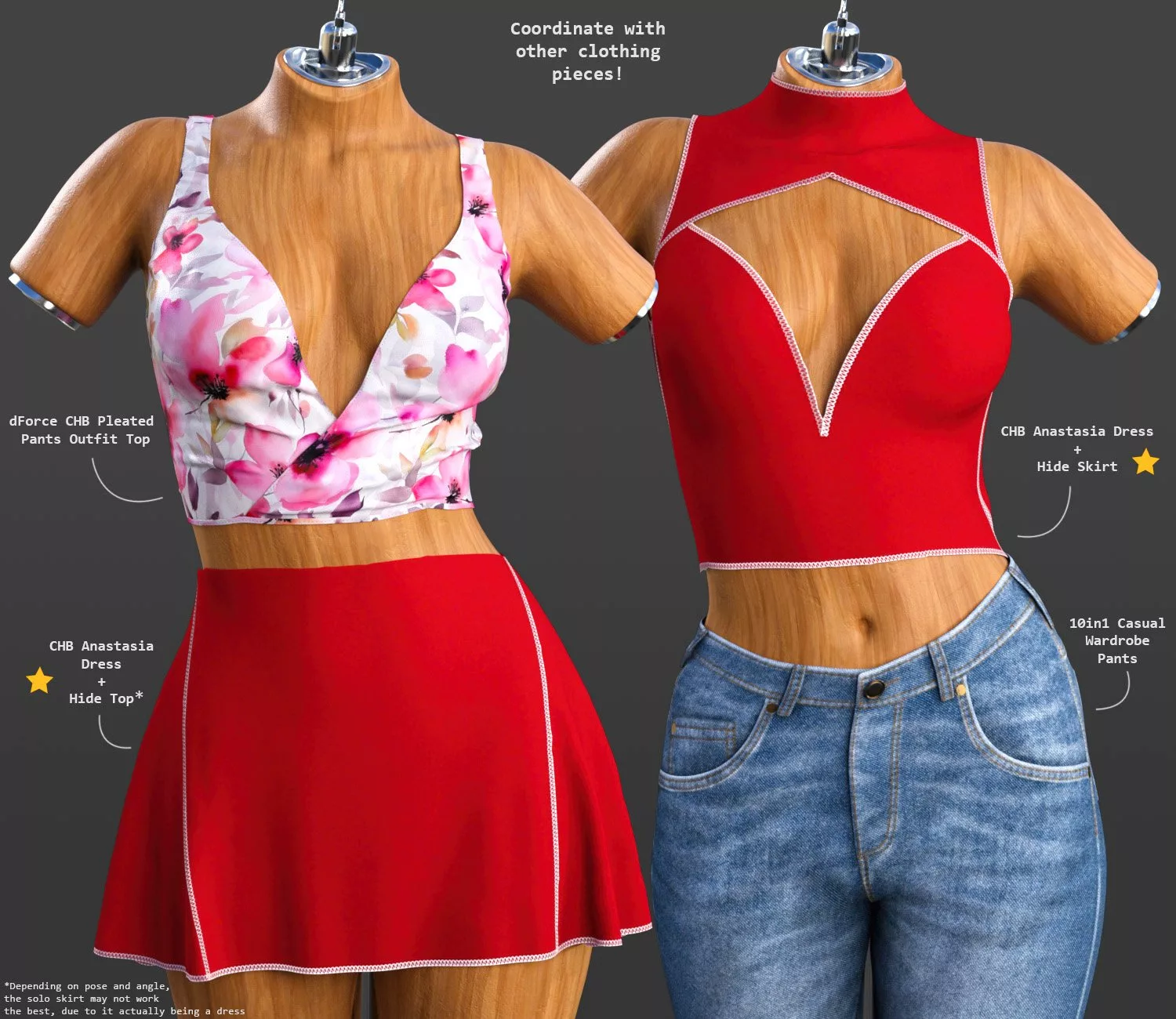 CHB dForce Anastasia Dress for Genesis 9