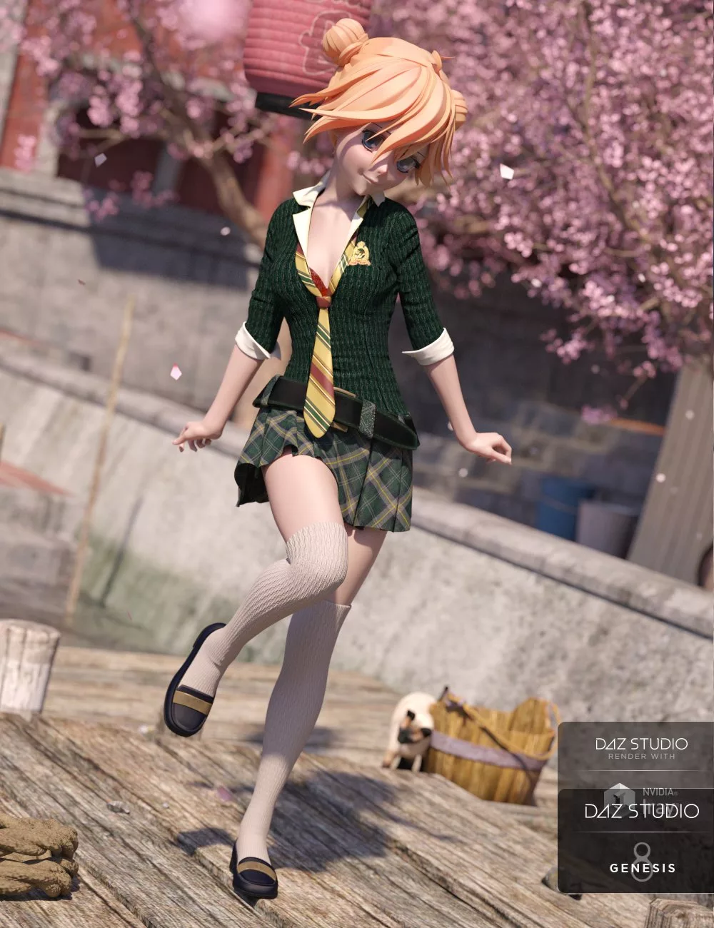 dForce Yoshino Outfit Textures