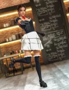 dForce Elegant Maid Uniform for Genesis 9