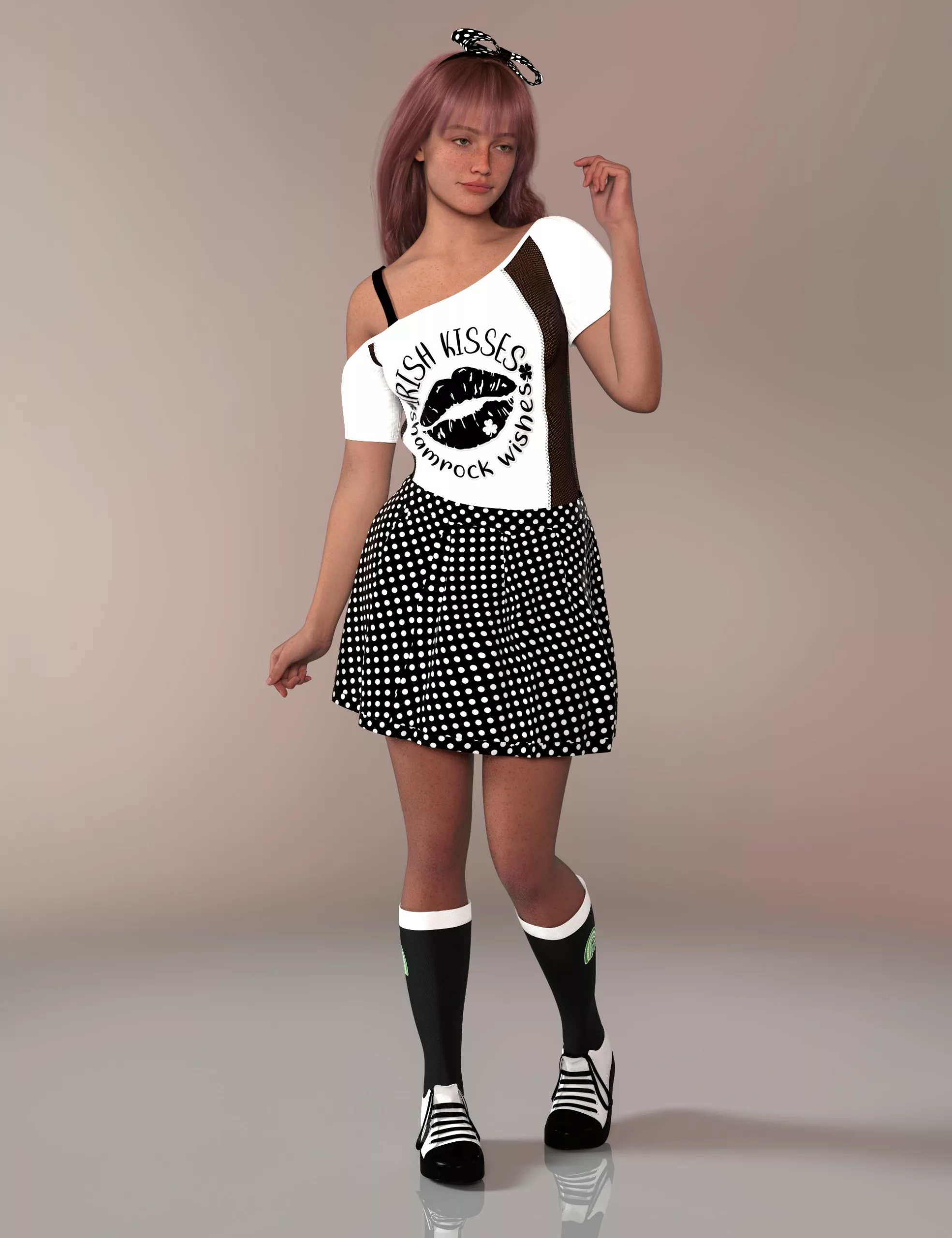 dForce Lucky Irish Outfit for Genesis 9