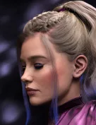 dForce Nordic Knots Hair for Genesis 9