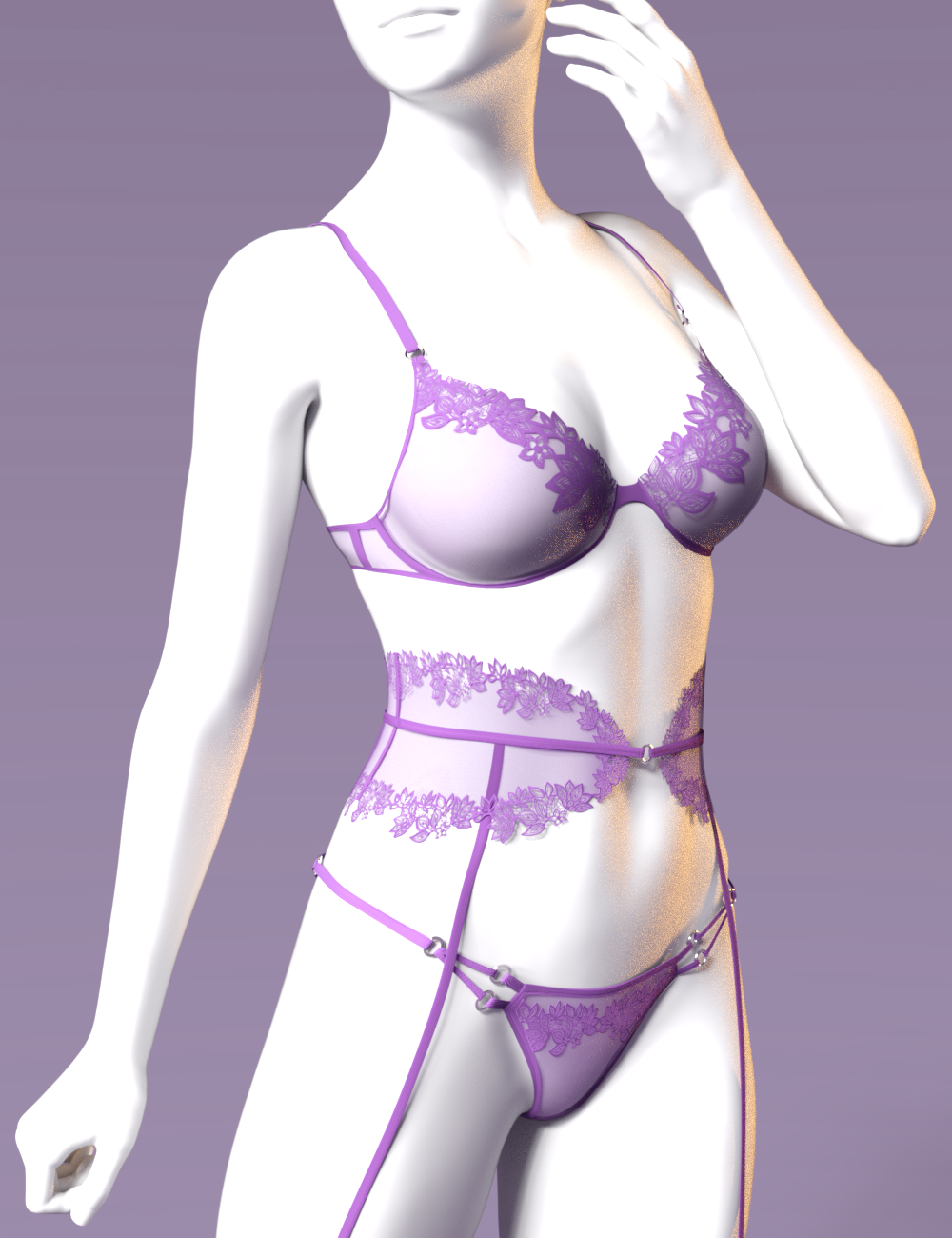 F3D Dark Feminine Lingerie