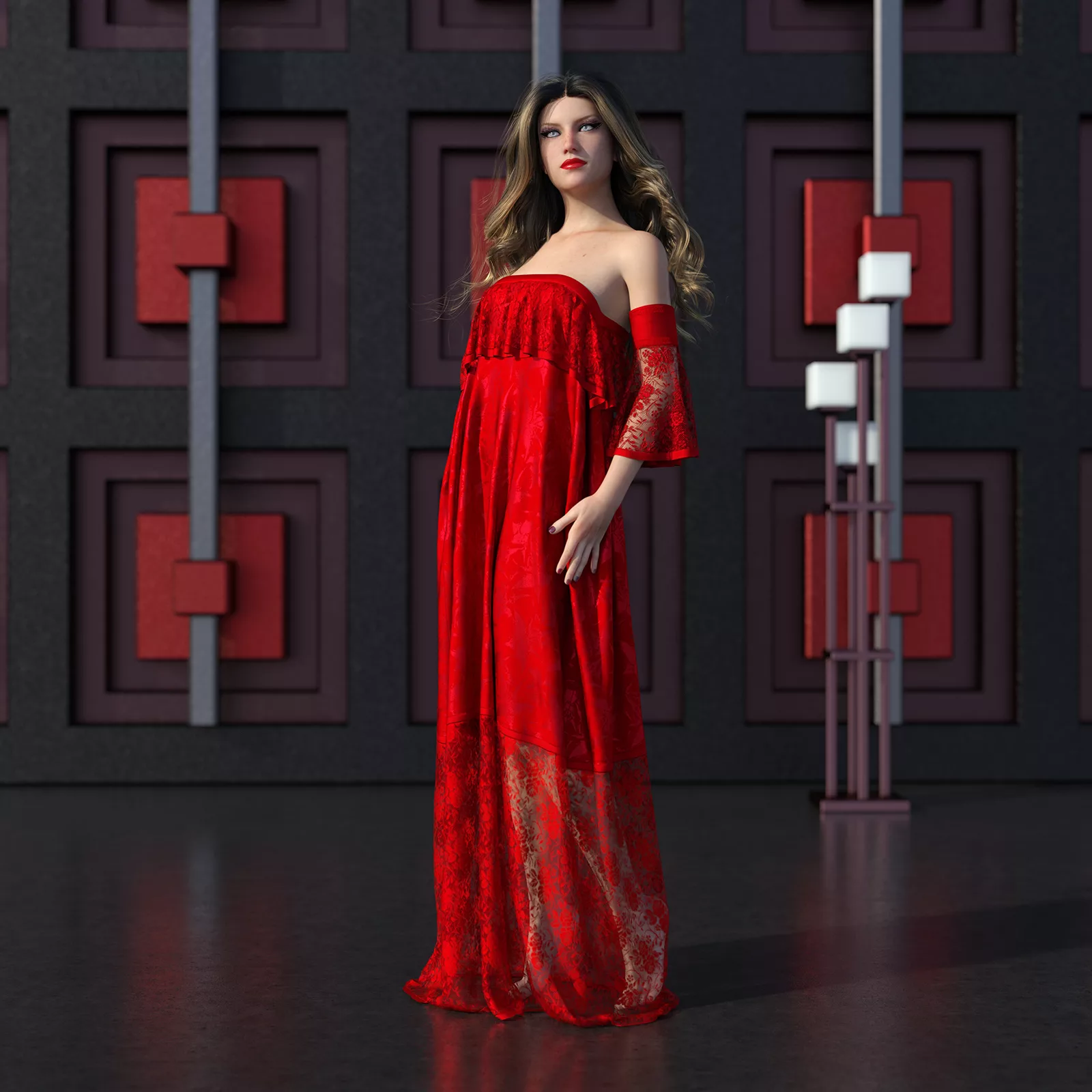 dForce Eileen Outfit Genesis 8 and 8.1 Female(s)