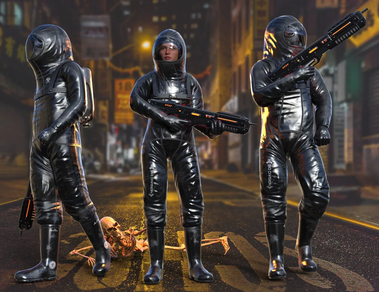 Hazmat Suit for Genesis 9