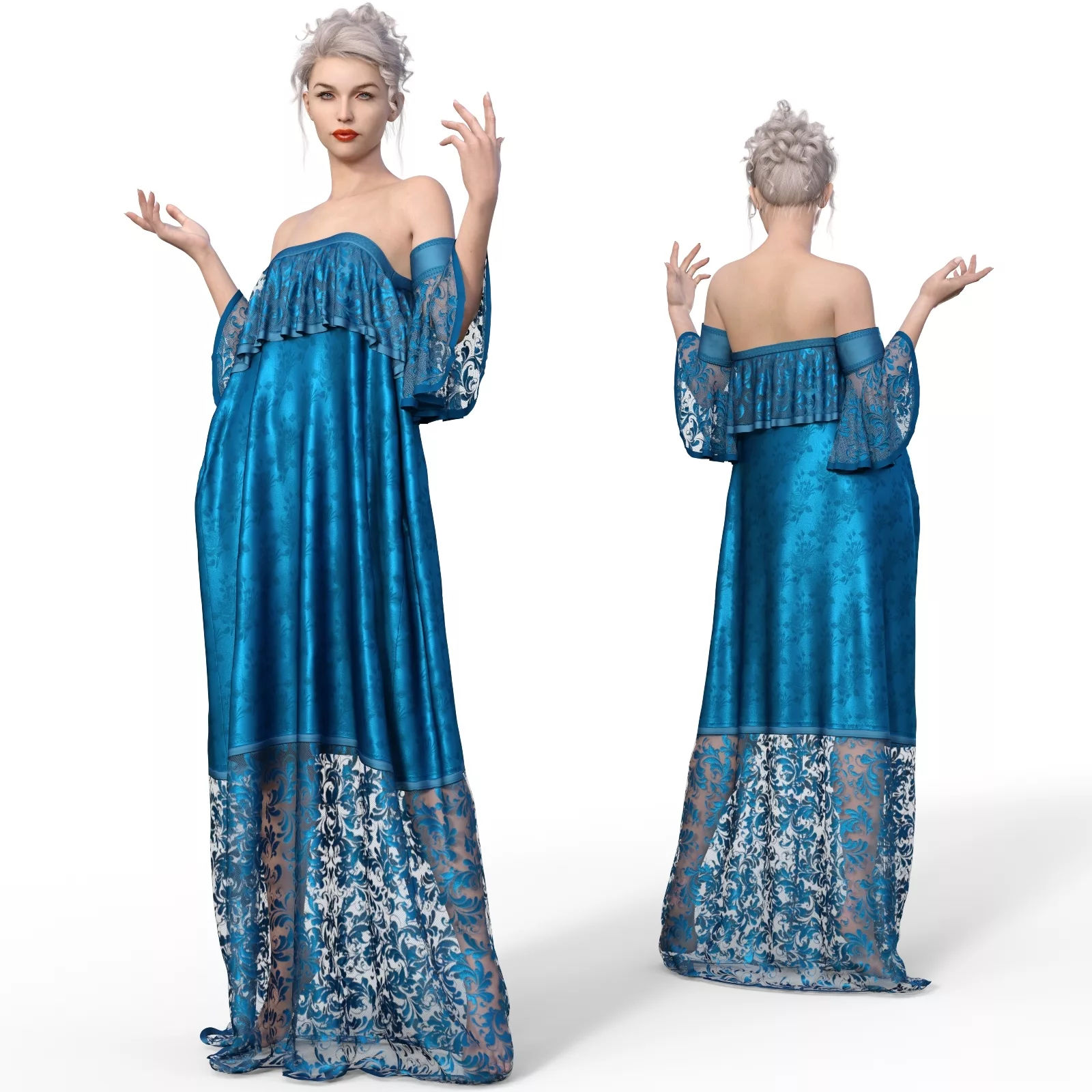 dForce Eileen Outfit Genesis 8 and 8.1 Female(s)