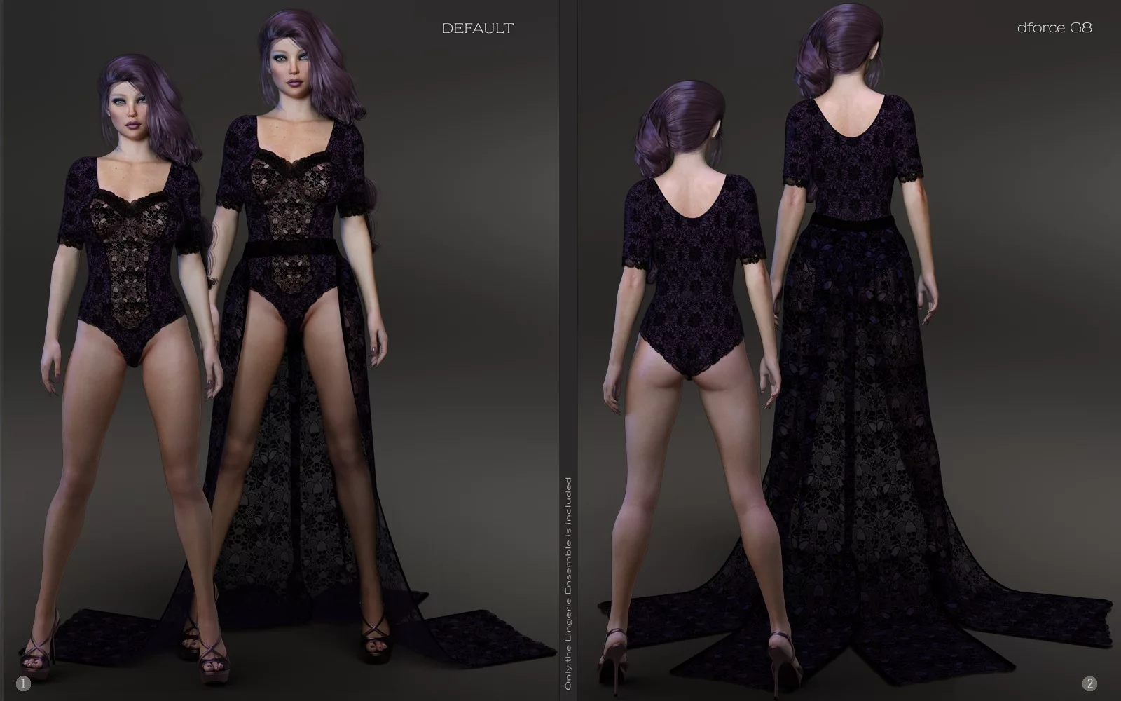 dforce Flowing Dream Lingerie G8F