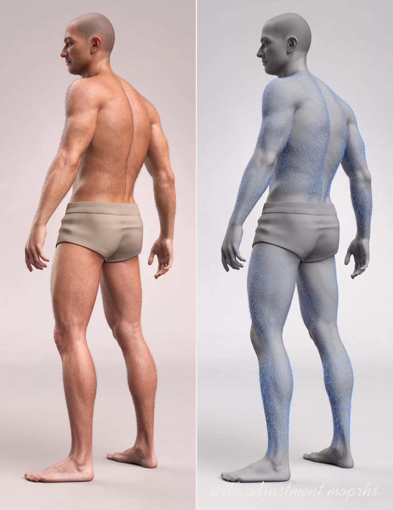 LI Body Bristles for Genesis 9