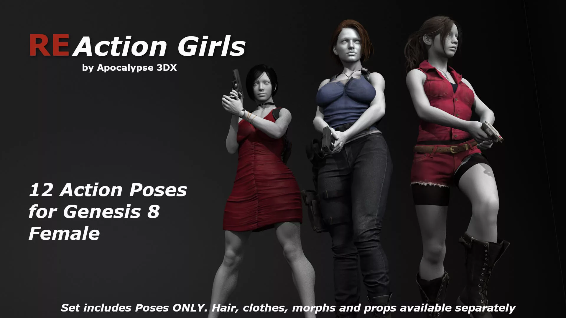 REaction Girls for Genesis 8 Female