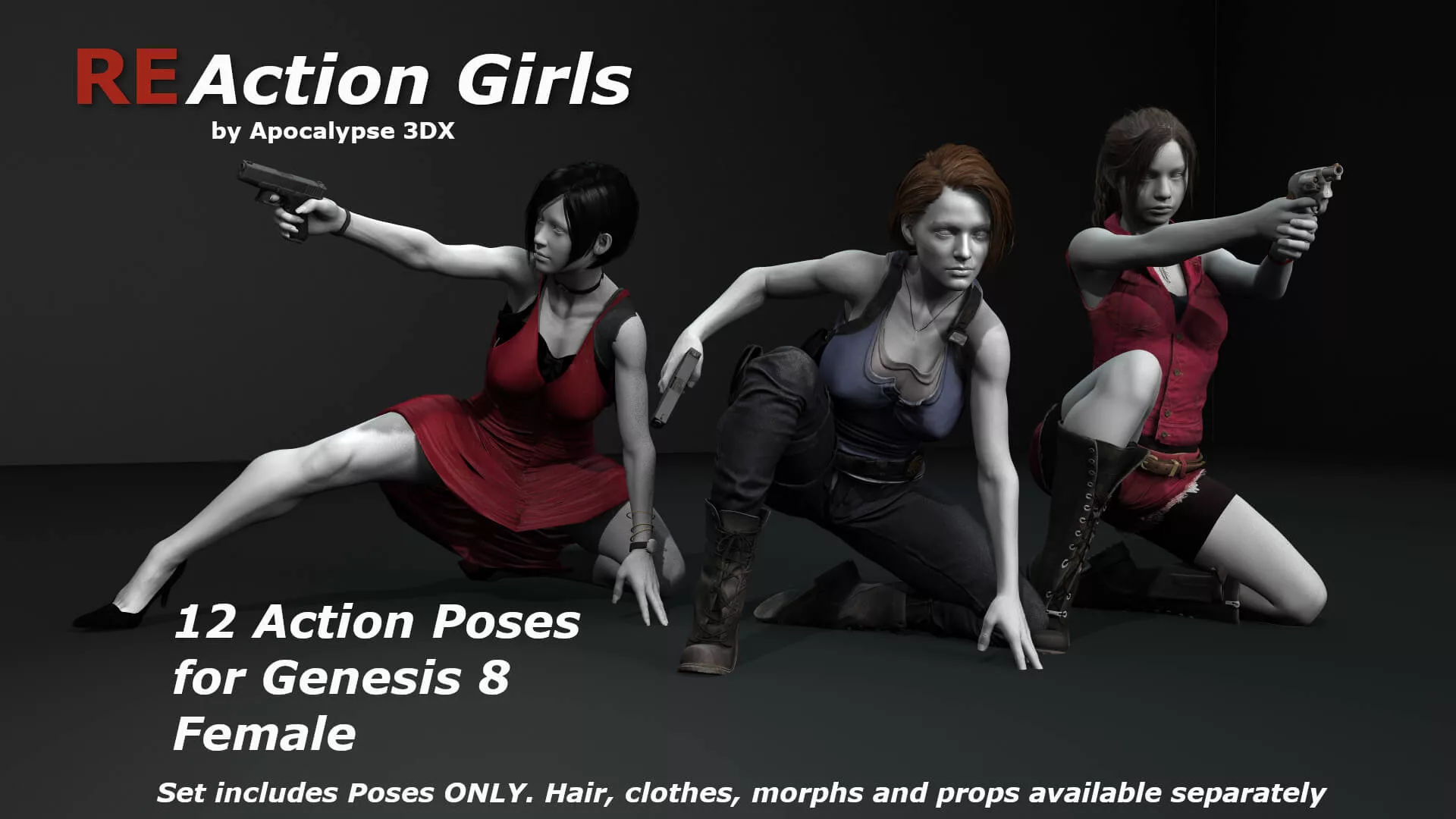 REaction Girls for Genesis 8 Female