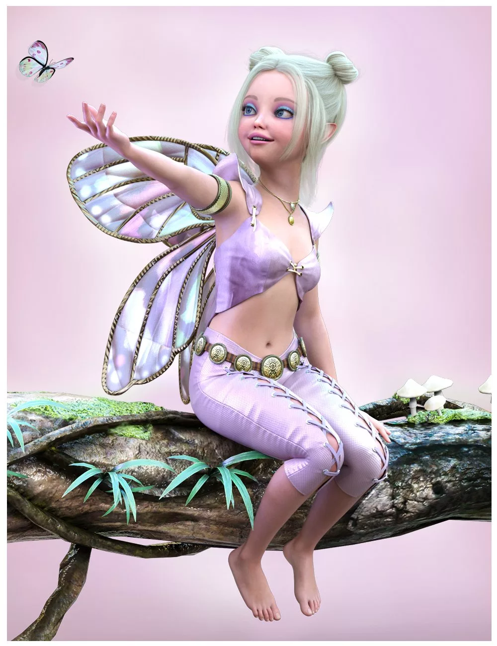 V Little Pixie Poses For Pixie 9 and Genesis 9 Base Feminine