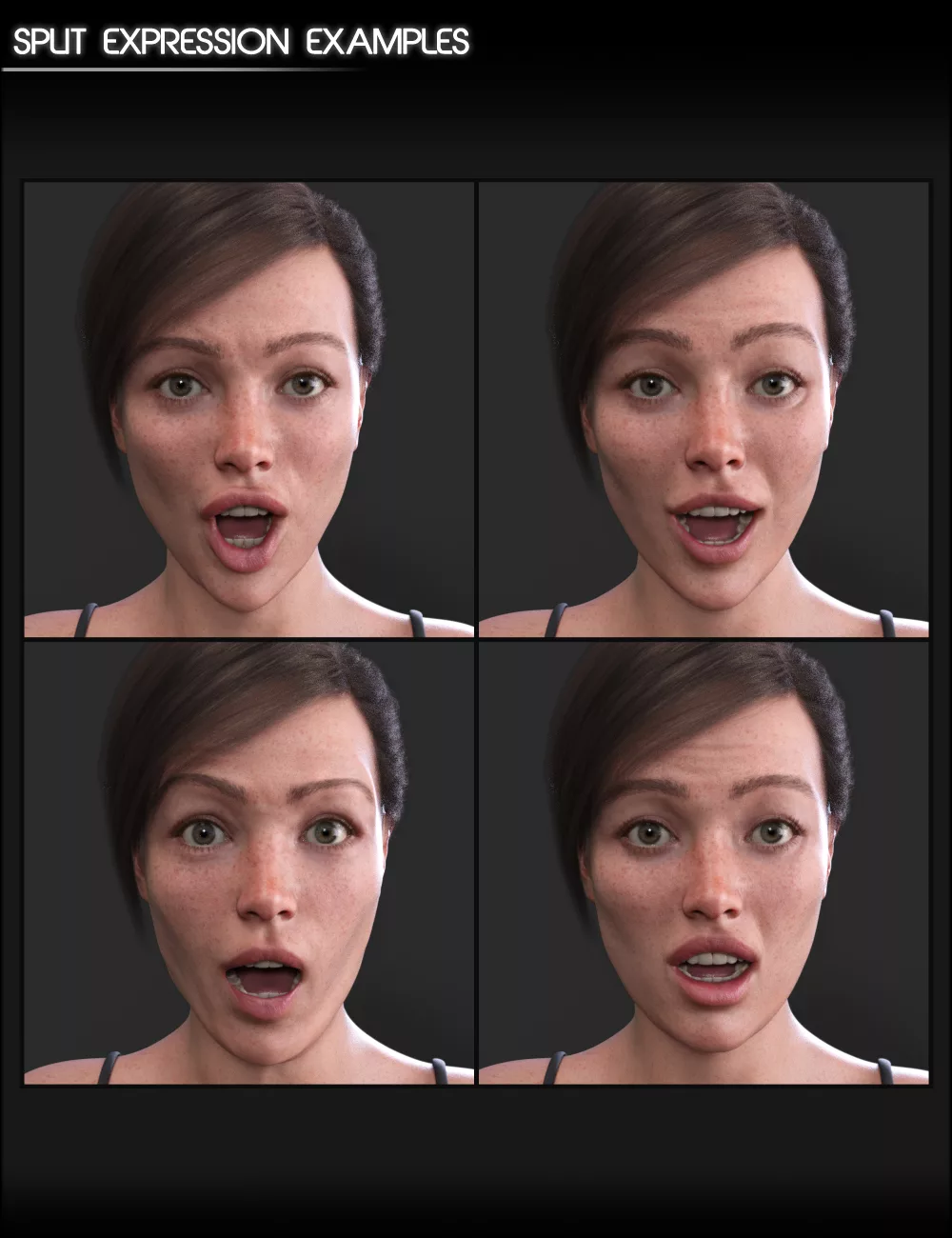 Enhanced Facial Expressions HD for Genesis 9
