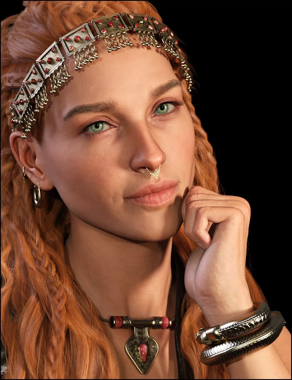 Desert Witch Jewelry Trove Set 1 for Genesis 9