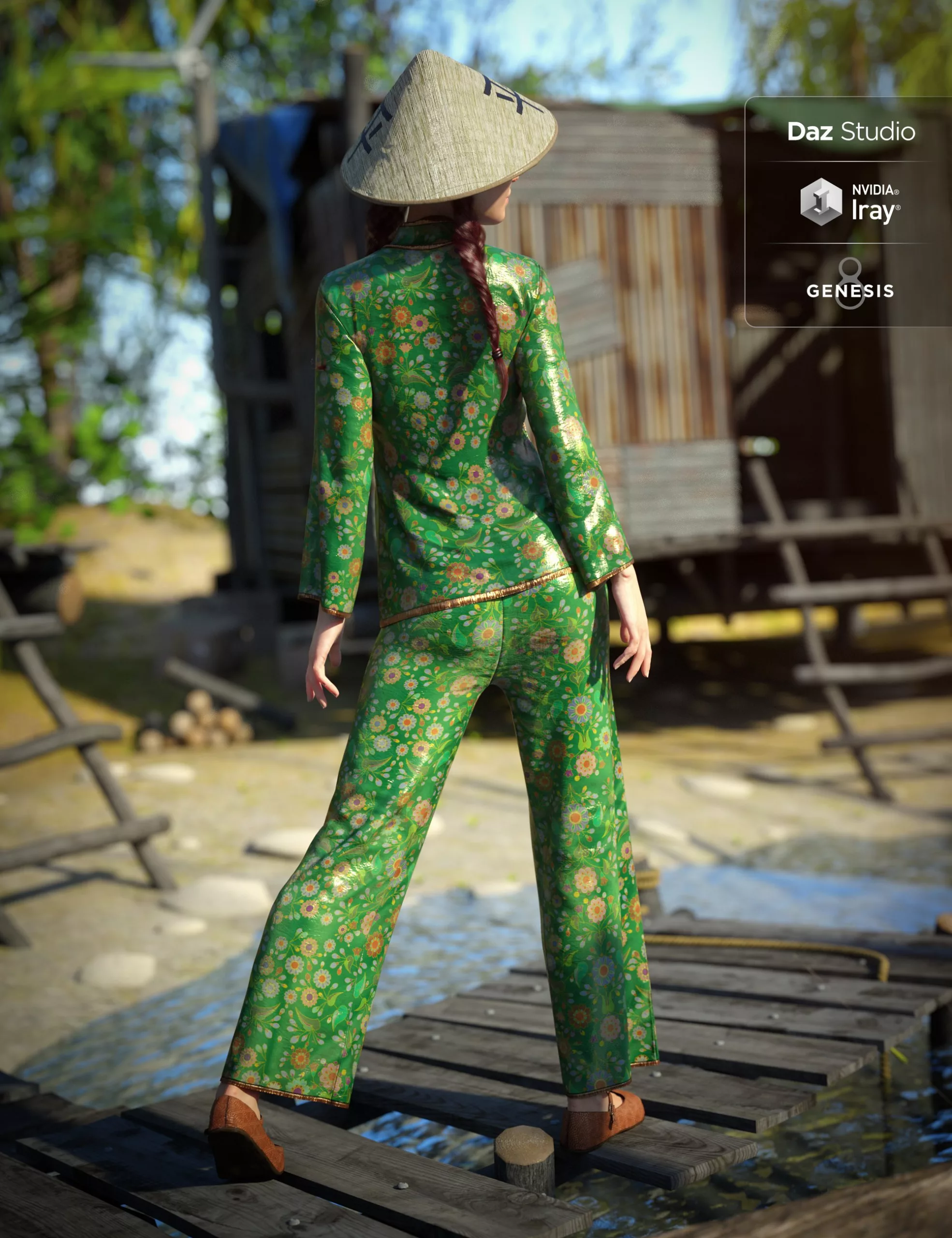 dForce Traditional Outfit Textures