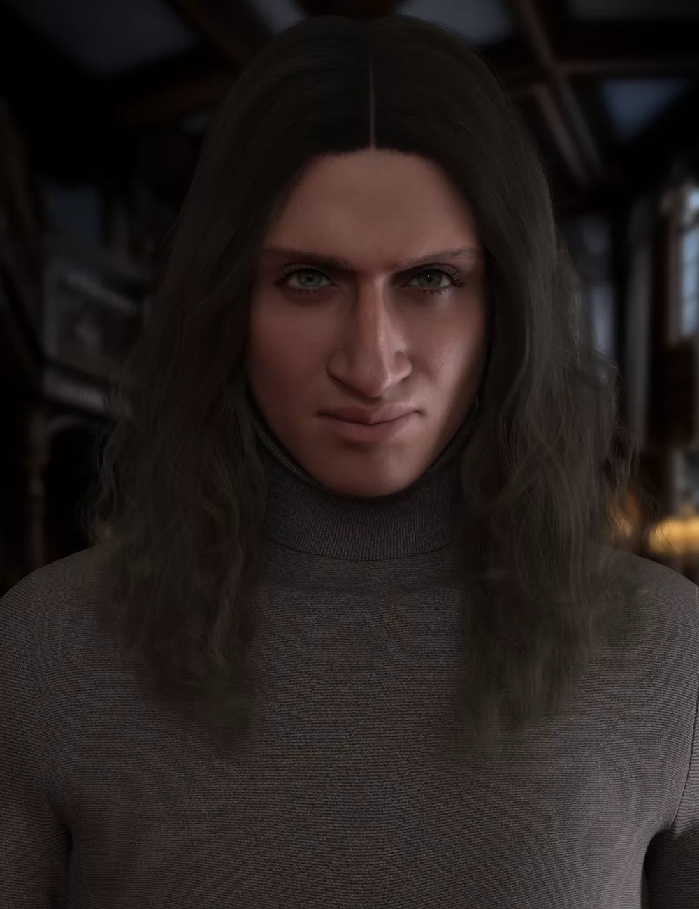 dForce Christopher Hair for Genesis 9