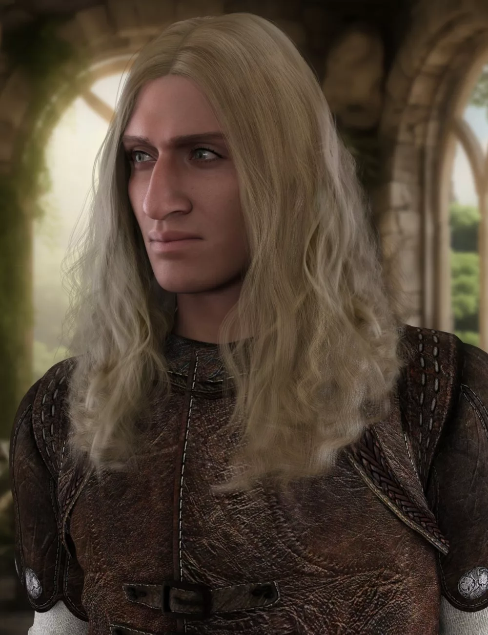 dForce Christopher Hair for Genesis 9