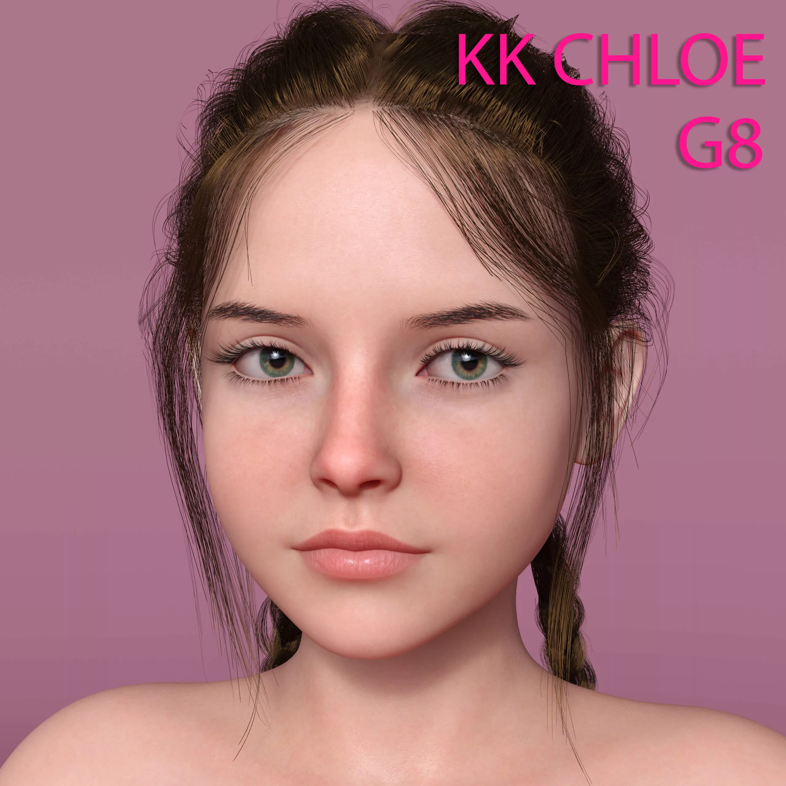 Kk Chloe Character for Genesis 8,8.1 Female
