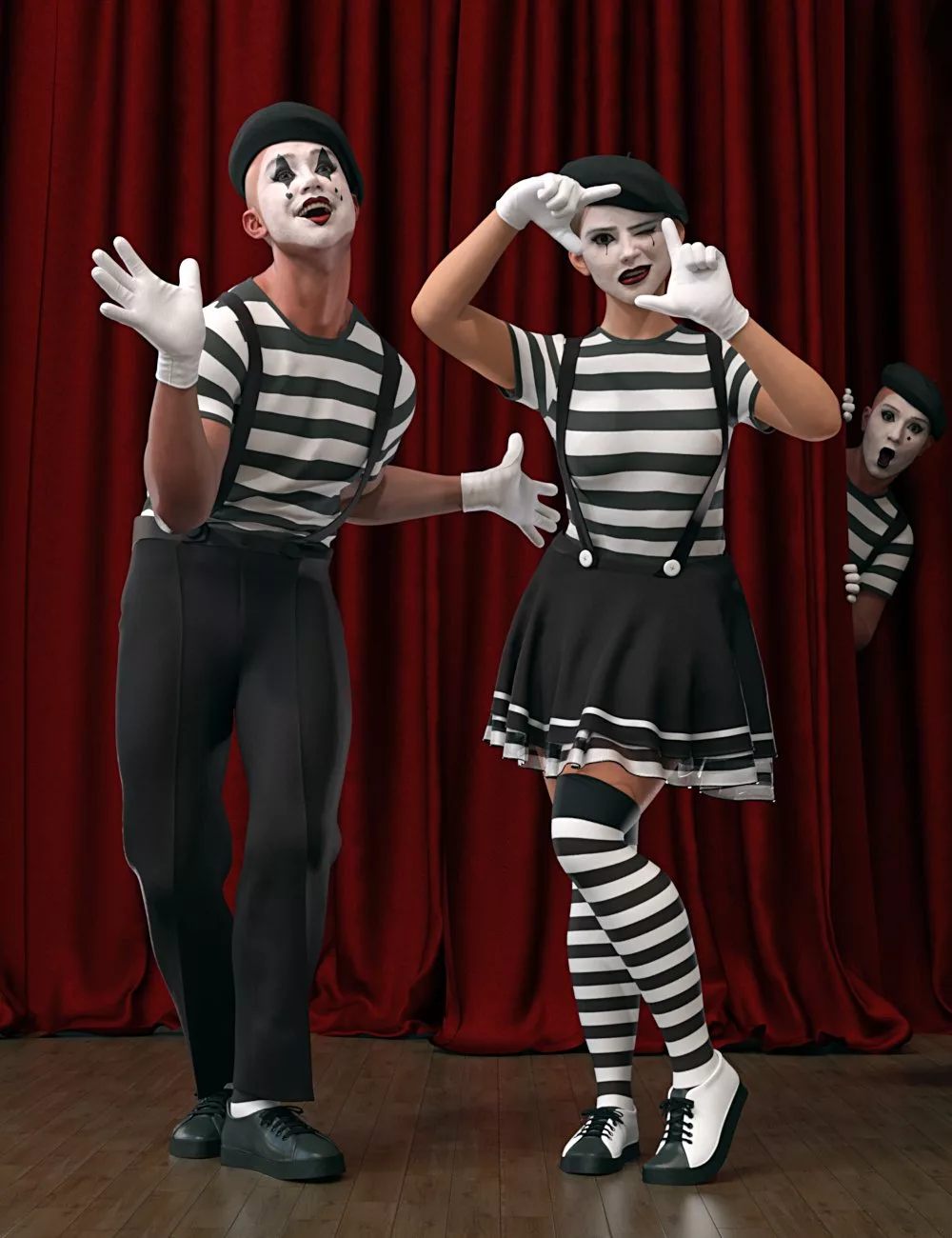 dForce Mime Artist for Genesis 9
